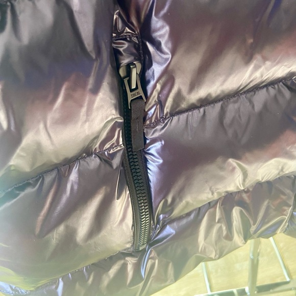 🔖L 12 BOGNER Ranja Oversized Hooded Metallic Insulated Ski Jacket Purple - Picture 8 of 16